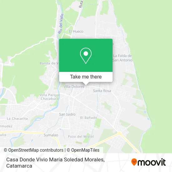 Casa Donde Vivio María Soledad Morales map