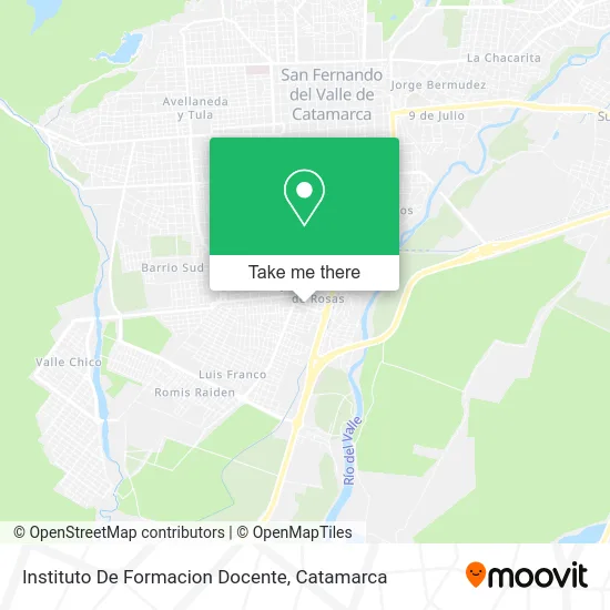 Instituto De Formacion Docente map