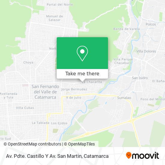 Mapa de Av. Pdte. Castillo Y Av. San Martin