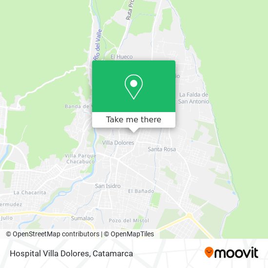 Hospital Villa Dolores map
