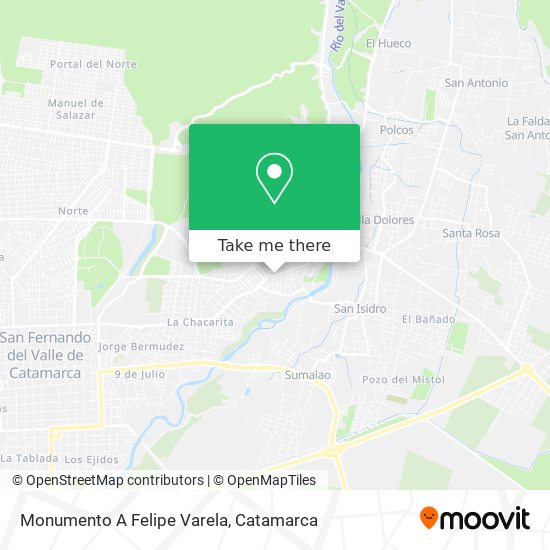 Mapa de Monumento A Felipe Varela