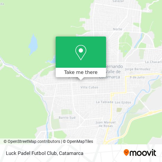 Luck Padel Futbol Club map