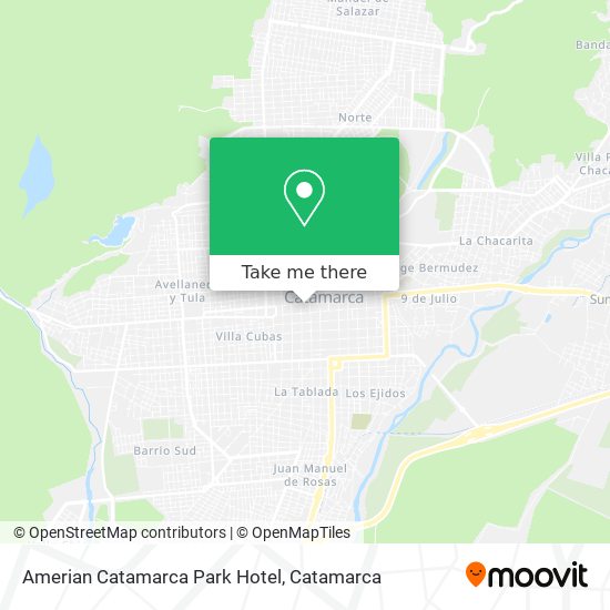 Amerian Catamarca Park Hotel map