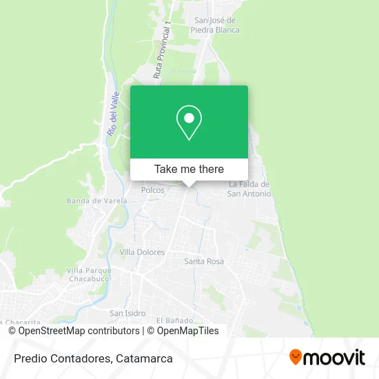 Predio Contadores map