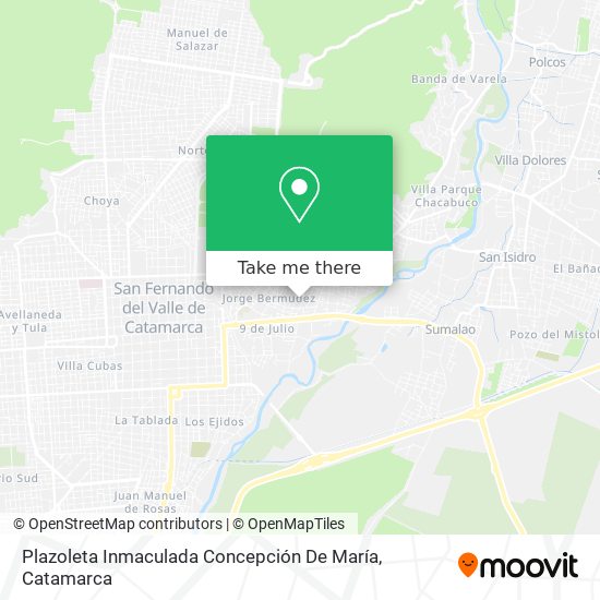 Plazoleta Inmaculada Concepción De María map