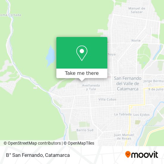 Mapa de B° San Fernando