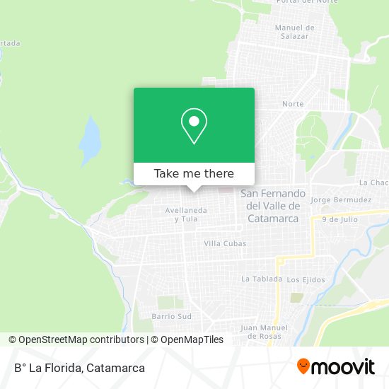 Mapa de B° La Florida