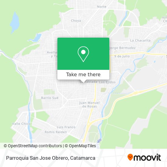 Parroquia San Jose Obrero map