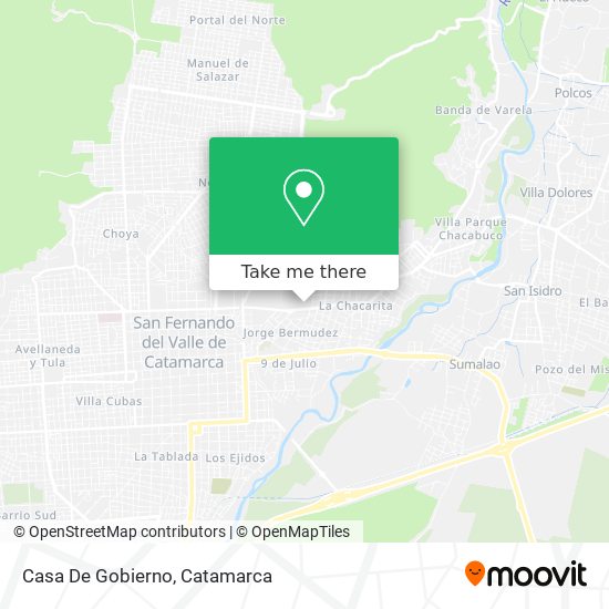 Mapa de Casa De Gobierno