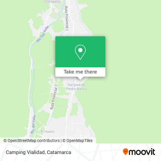 Camping Vialidad map