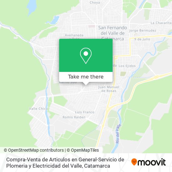 Compra-Venta de Articulos en General-Servicio de Plomeria y Electricidad del Valle map