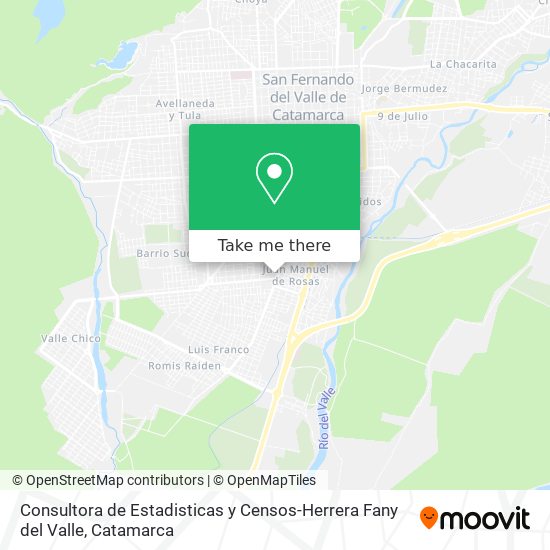 Consultora de Estadisticas y Censos-Herrera Fany del Valle map