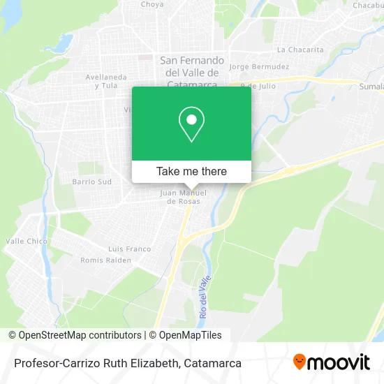 Profesor-Carrizo Ruth Elizabeth map