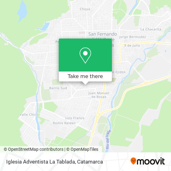 Iglesia Adventista La Tablada map