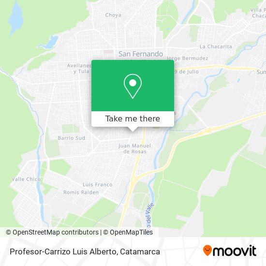 Profesor-Carrizo Luis Alberto map