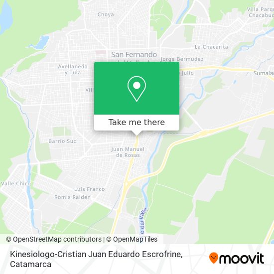 Kinesiologo-Cristian Juan Eduardo Escrofrine map