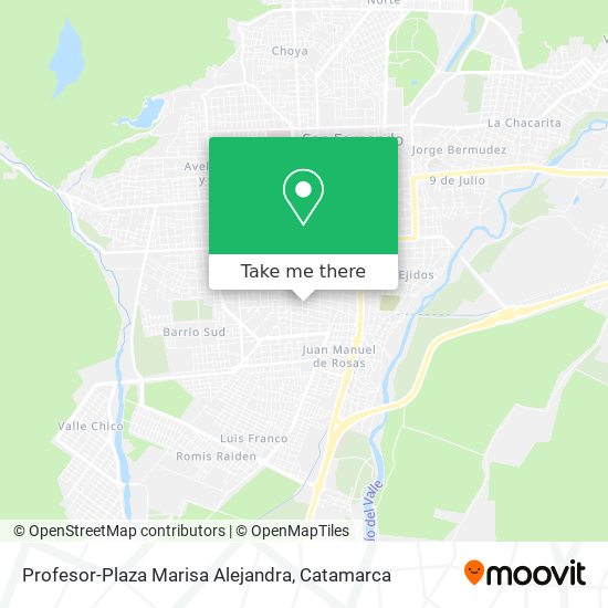 Profesor-Plaza Marisa Alejandra map