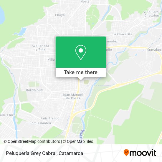 Mapa de Peluquería Grey Cabral