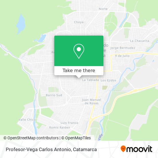 Mapa de Profesor-Vega Carlos Antonio
