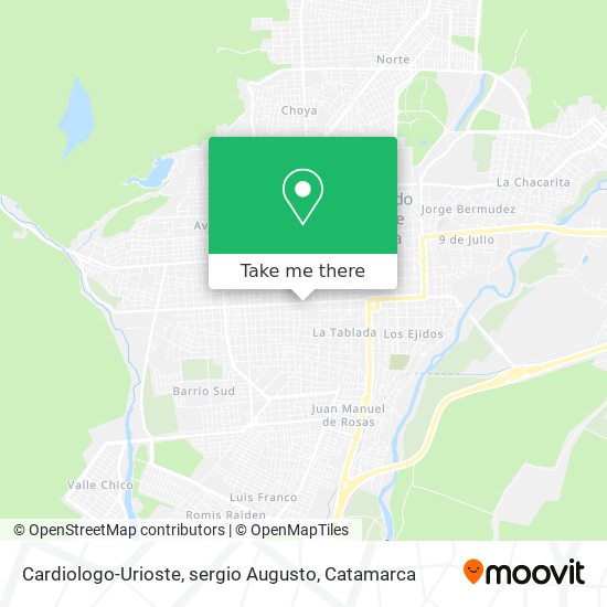 Mapa de Cardiologo-Urioste, sergio Augusto