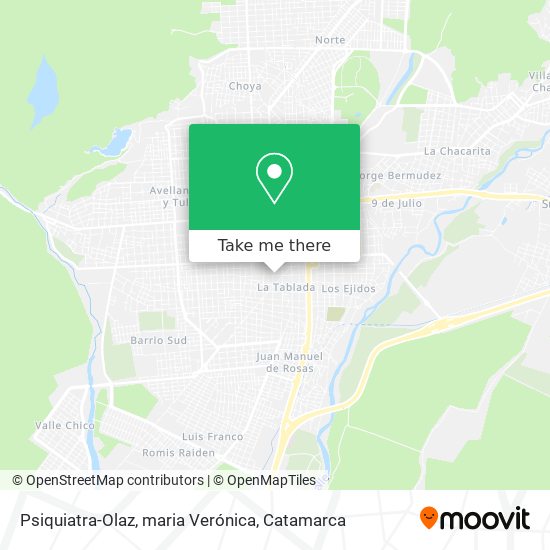 Psiquiatra-Olaz, maria Verónica map