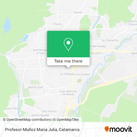 Profesor-Muñoz Maria Julia map