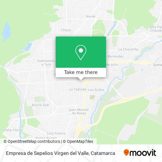 Empresa de Sepelios Virgen del Valle map