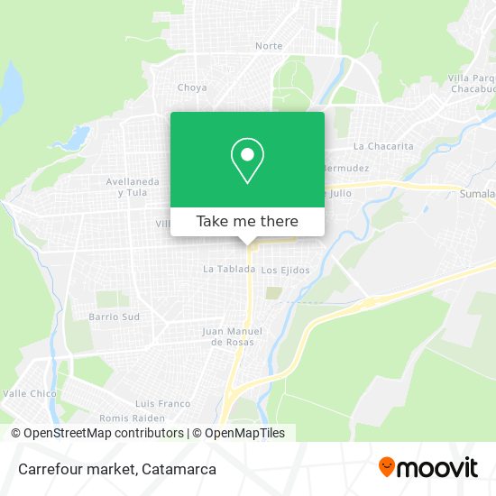 Carrefour market map