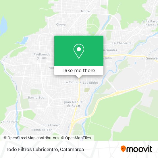 Mapa de Todo Filtros Lubricentro