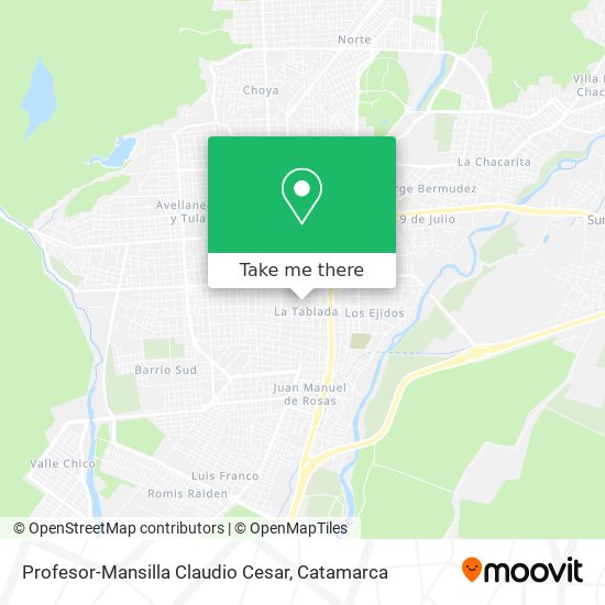 Profesor-Mansilla Claudio Cesar map