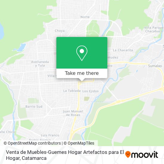 Venta de Muebles-Guemes Hogar Artefactos para El Hogar map