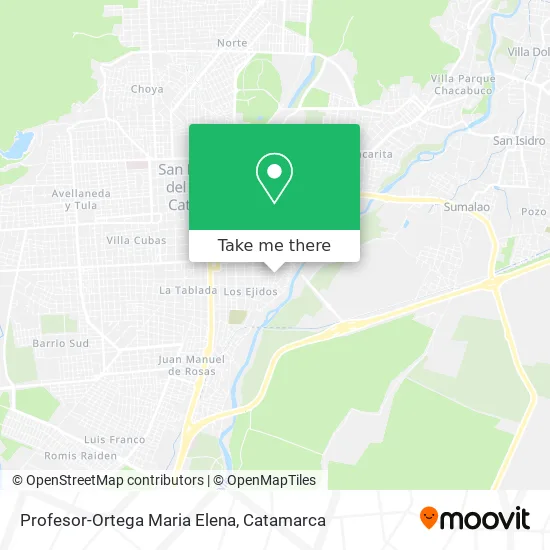 Profesor-Ortega Maria Elena map