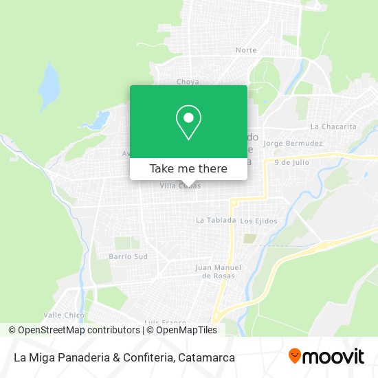 Mapa de La Miga Panaderia & Confiteria