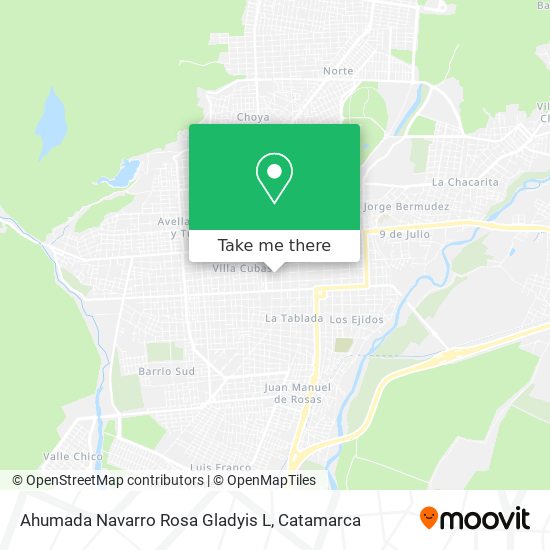 Ahumada Navarro Rosa Gladyis L map