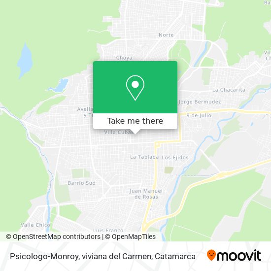 Mapa de Psicologo-Monroy, viviana del Carmen