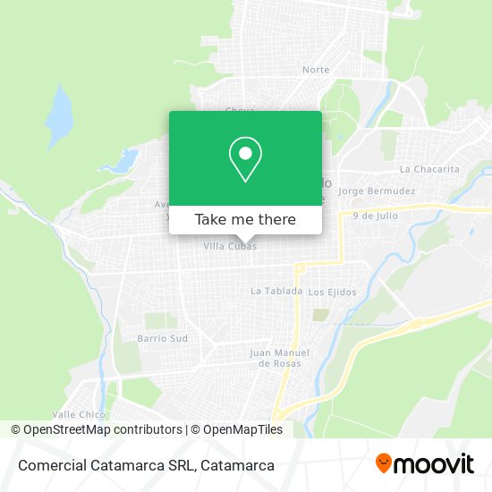 Mapa de Comercial Catamarca SRL