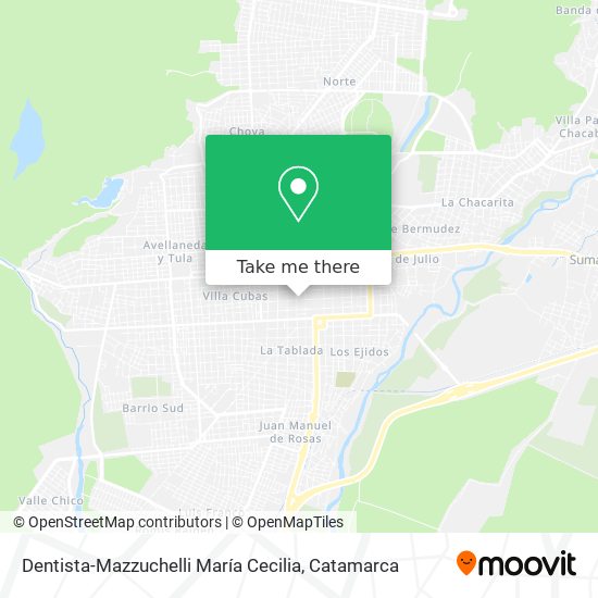 Dentista-Mazzuchelli María Cecilia map