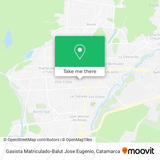 Mapa de Gasista Matriculado-Balut Jose Eugenio