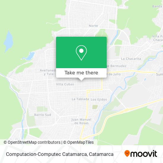 Computacion-Computec Catamarca map