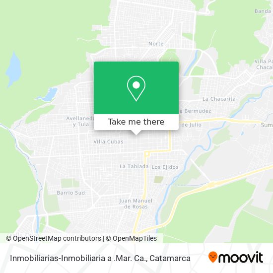 Mapa de Inmobiliarias-Inmobiliaria a .Mar. Ca.