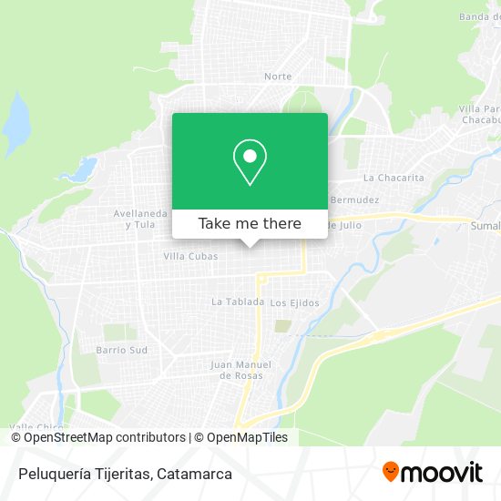 Peluquería Tijeritas map