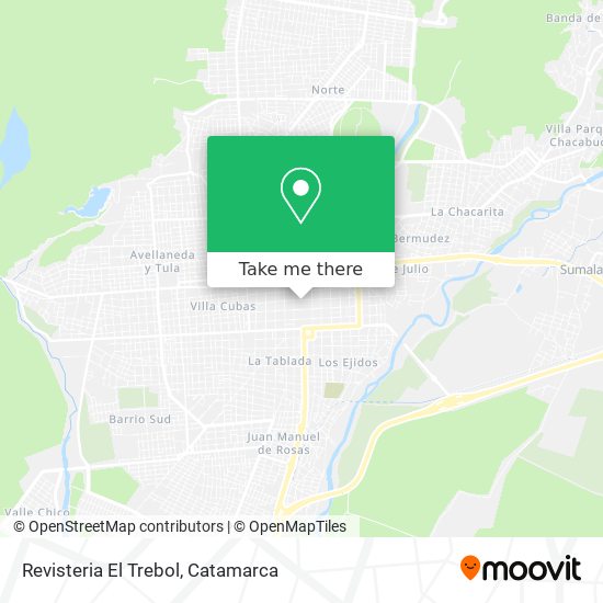 Revisteria El Trebol map