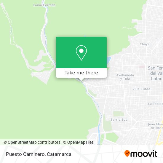 Puesto Caminero map