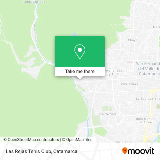 Las Rejas Tenis Club map