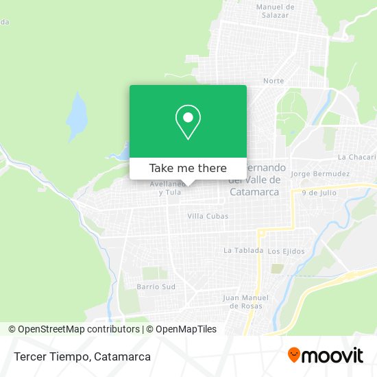 Tercer Tiempo map