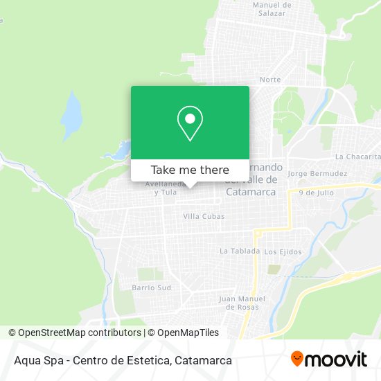 Aqua Spa - Centro de Estetica map