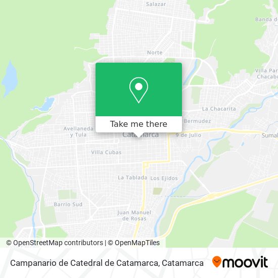 Campanario de Catedral de Catamarca map