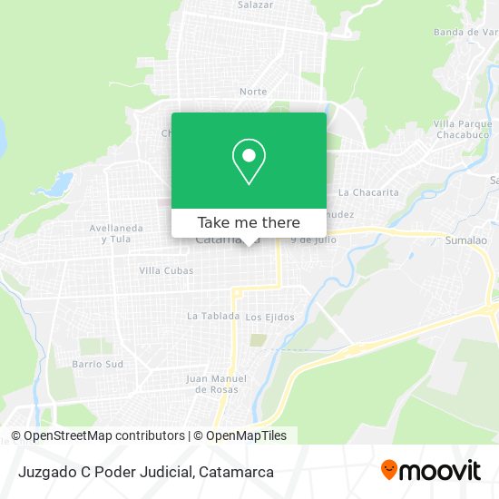 Juzgado C Poder Judicial map