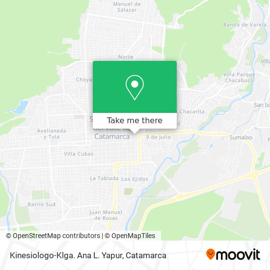 Mapa de Kinesiologo-Klga. Ana L. Yapur