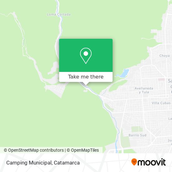 Camping Municipal map